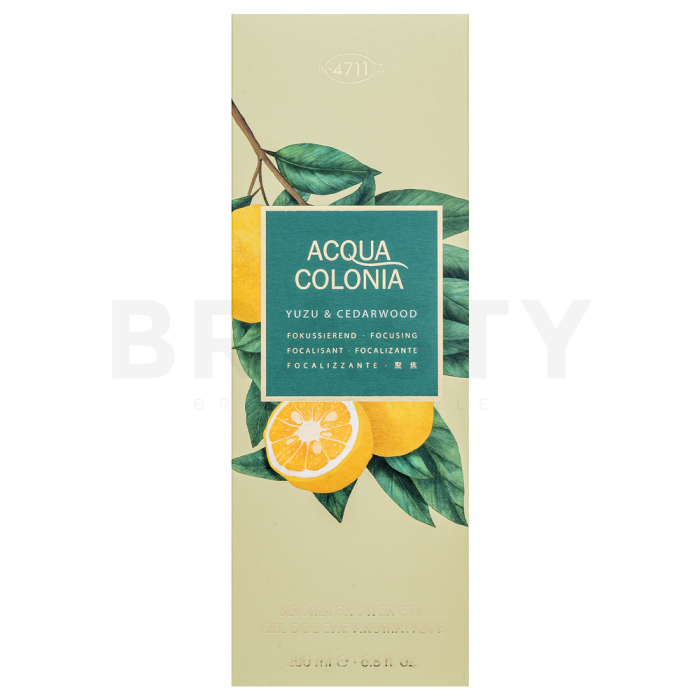 4711 Acqua Colonia Yuzu & Cedarwood gel za tuširanje unisex 200 ml