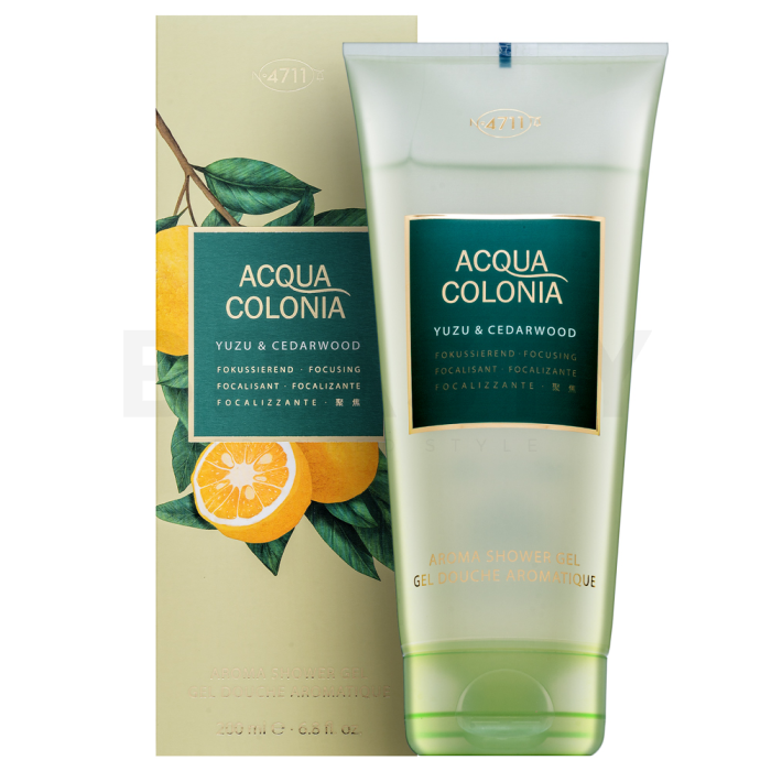 4711 Acqua Colonia Yuzu & Cedarwood gel za tuširanje unisex 200 ml