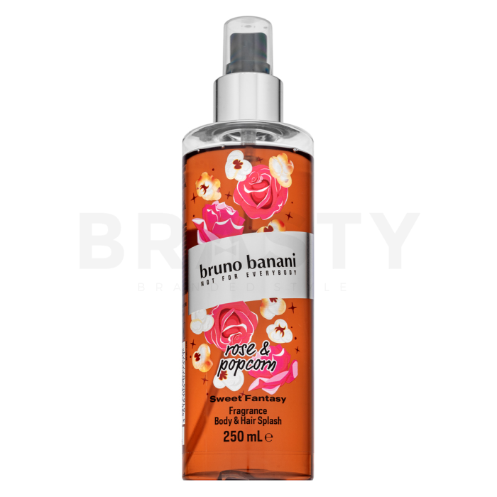 Bruno Banani Sweet Fantasy Rose & Popcorn Körperspray für Damen 250 ml
