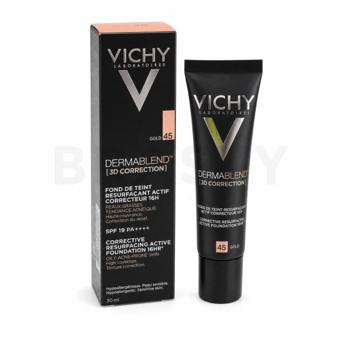 Vichy Dermablend 3D Correction langhoudende make-up tegen huidonzuiverheden 45 Gold 30 ml