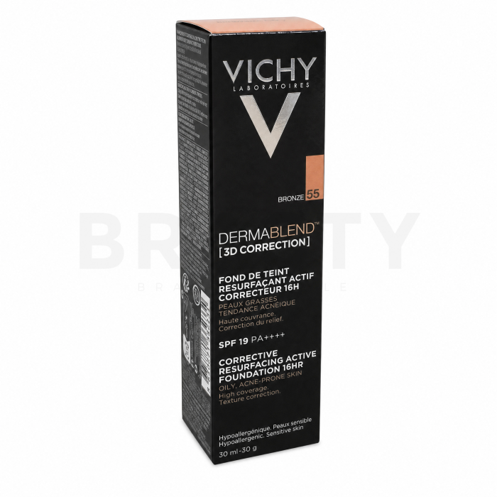 Vichy Dermablend 3D Correction langhoudende make-up tegen huidonzuiverheden 55 Bronze 30 ml