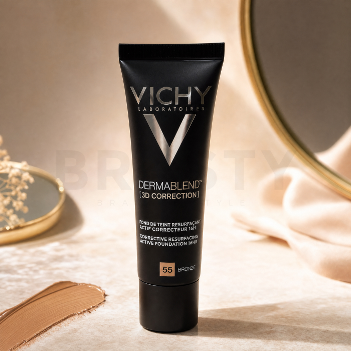 Vichy Dermablend 3D Correction langhoudende make-up tegen huidonzuiverheden 55 Bronze 30 ml