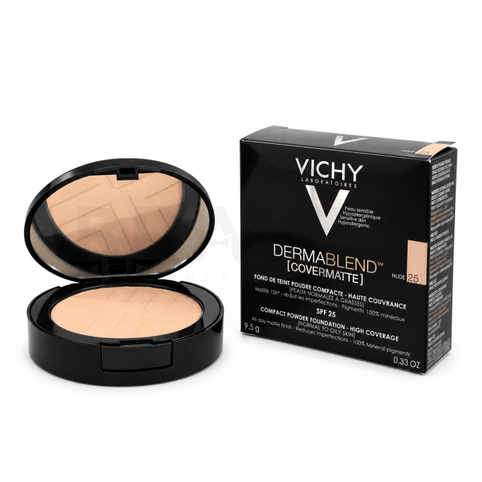 Vichy Dermablend Covermatte poedermake-up met matterend effect 25 Nude 9,5 g