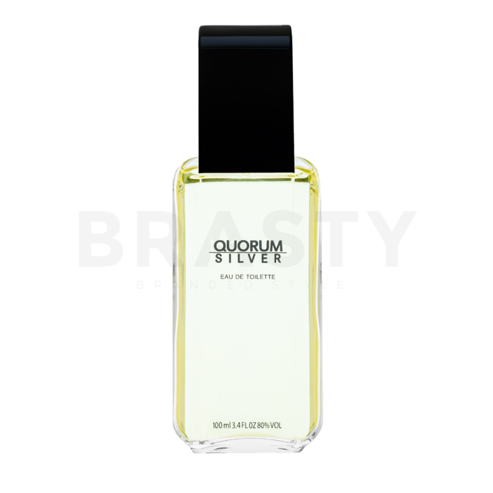 Antonio Puig Quorum Silver Eau de Toilette voor mannen Extra Offer 4 100 ml