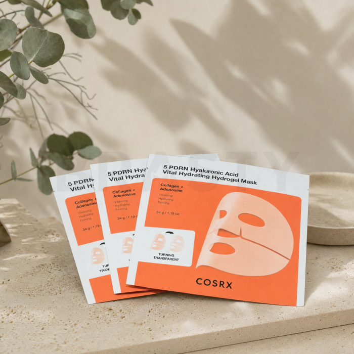 COSRX Hydrogel Masker 5 PDRN Hyaluronic Acid Vital Hydrating Hydrogel Mask 3 x 34 g