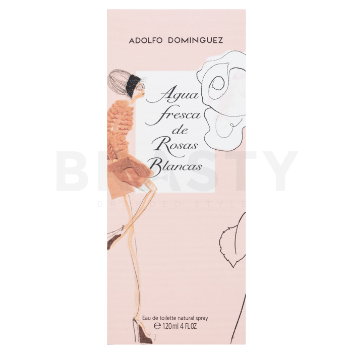 Adolfo Dominguez Agua Fresca de Rosas Blancas Eau de Toilette für Damen Extra Offer 4 120 ml