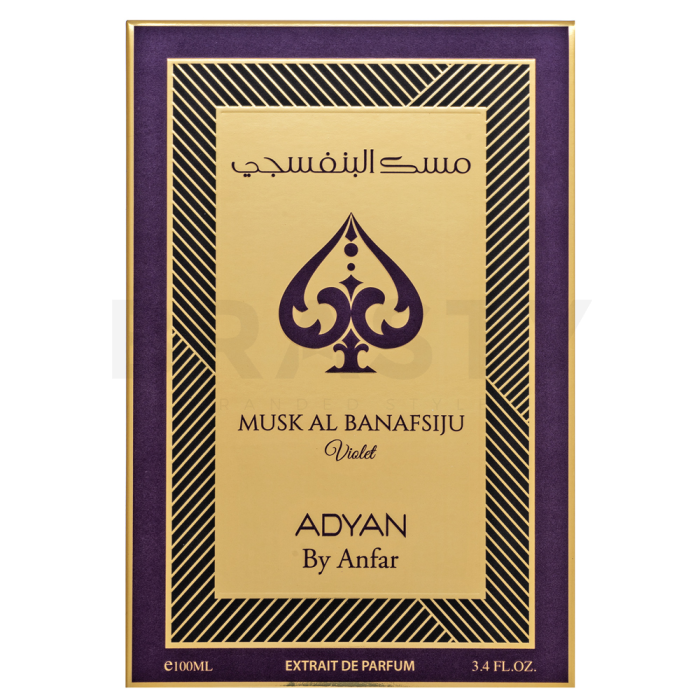 Adyan Musk Al Banafsiju Violet puur parfum unisex Extra Offer 2 100 ml