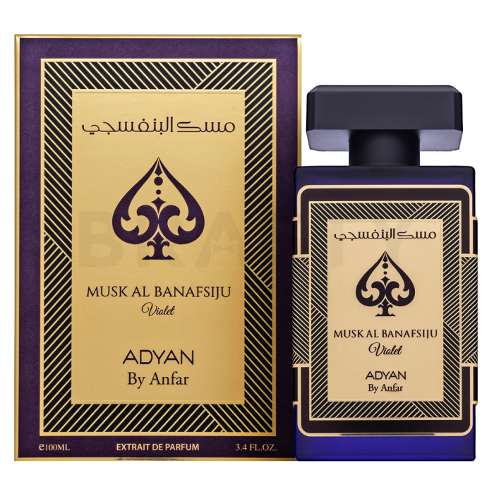 Adyan Musk Al Banafsiju Violet puur parfum unisex Extra Offer 2 100 ml