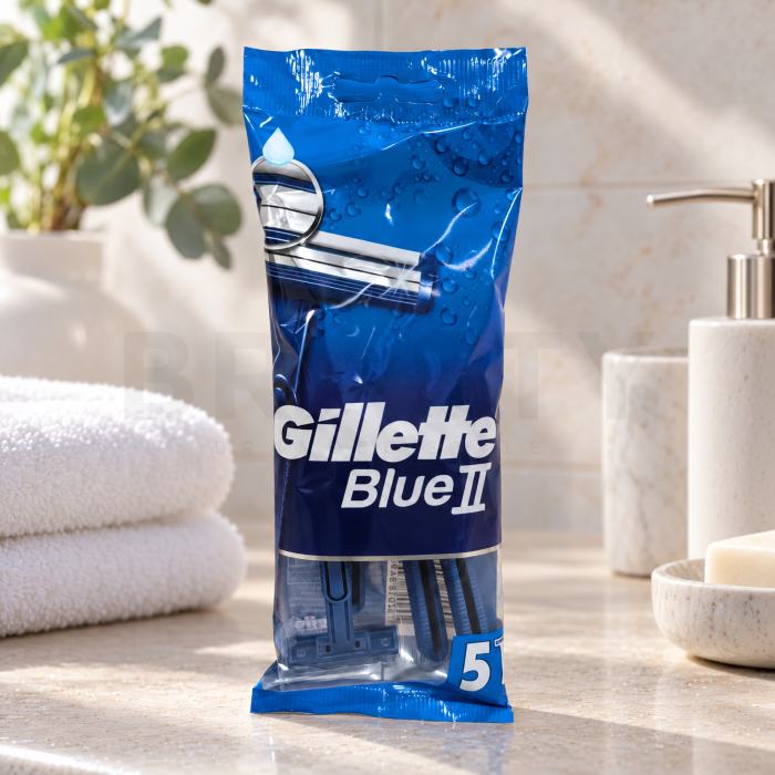Gillette Blue II Wegwerpscheermesjes Disposable Razors 5 pcs