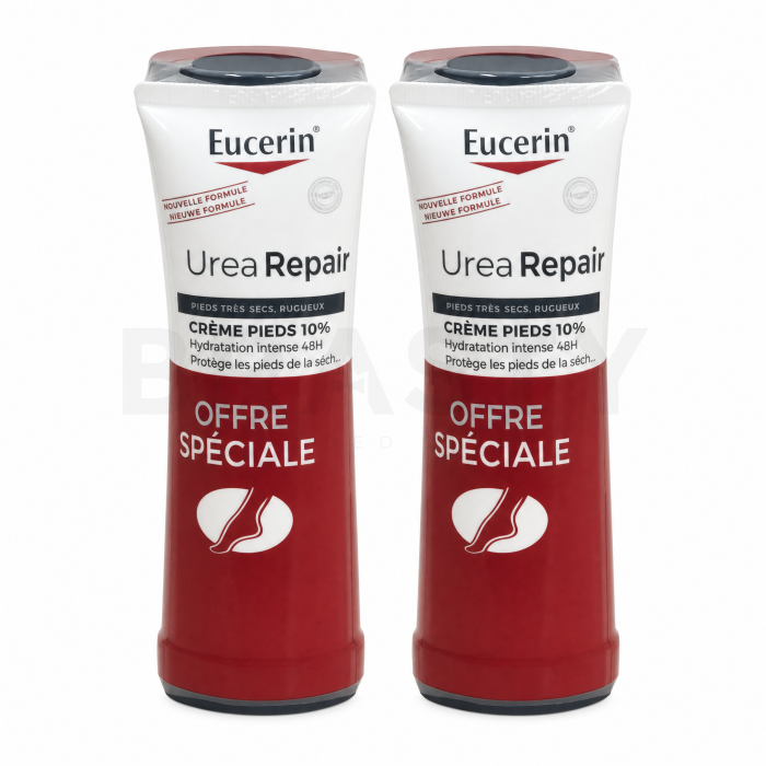 Eucerin Urea Repair crema de pies para piel seca PLUS 10% Urea Foot Cream 2 x 100 ml