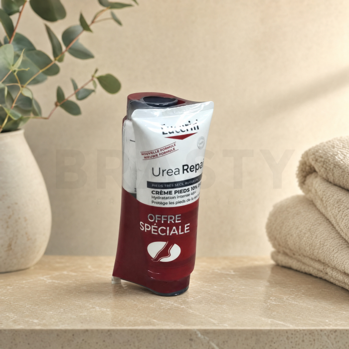 Eucerin Urea Repair crema de pies para piel seca PLUS 10% Urea Foot Cream 2 x 100 ml