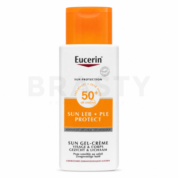 Eucerin Sun Protection Bräunungscreme SPF50+ Sun LEB PLE Protect Sun Gel-Créme 150 ml