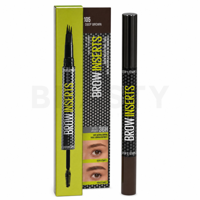 Maybelline Brow Inserts fix na obočie Deep Brown