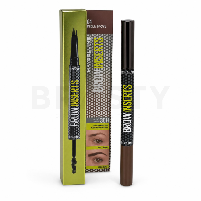 Maybelline Brow Inserts fix na obočie Medium Brown