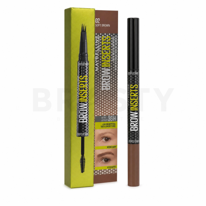 Maybelline Brow Inserts fix na obočie Soft Brown