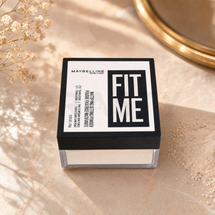 Maybelline Fit Me! Mattifying Setting Powder púder pre matný efekt 01 15 g