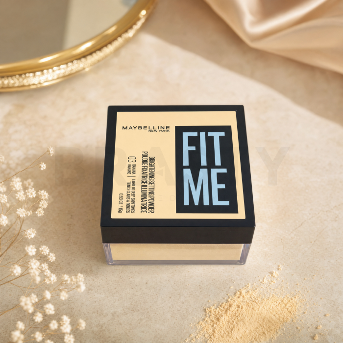 Maybelline Fit Me! Brightening Setting Powder púder 03 15 g