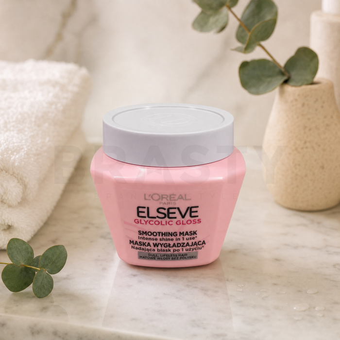 L´Oréal Paris Elseve Glycolic Gloss Smoothing Mask mască pentru întărire pentru finețe și strălucire a părului 300 ml