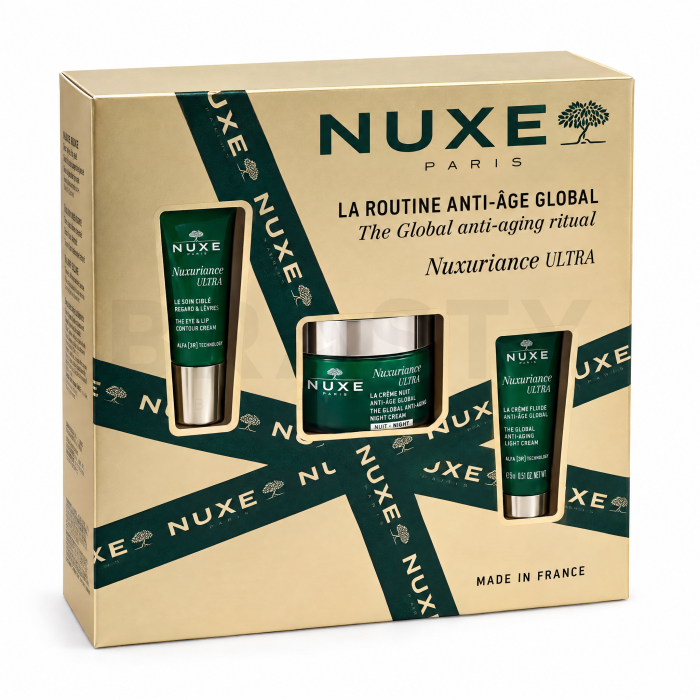 Nuxe The Global Anti-Aging Ritual sada pre starostlivosť o pleť 50 ml + 15 ml + 15 ml
