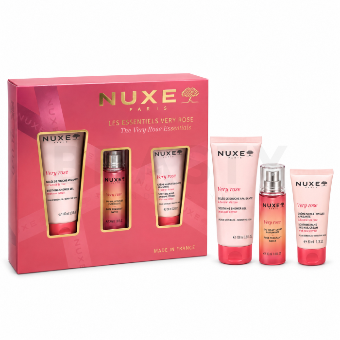 Nuxe The Very Rose Essentials komplet za nego kože 100 ml + 50 ml + 30 ml