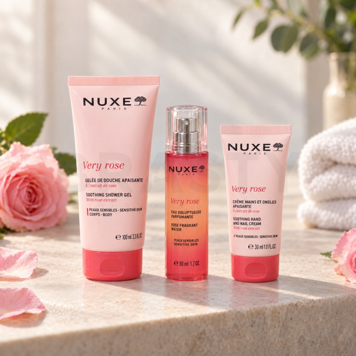 Nuxe The Very Rose Essentials komplet za nego kože 100 ml + 50 ml + 30 ml