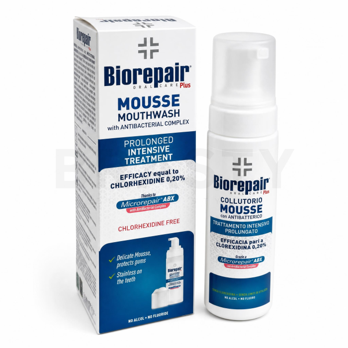 Biorepair Plus Mondwater Intensive Foam Mouthwash 250 ml