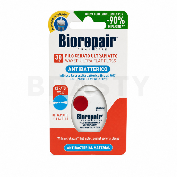 Biorepair Waxed Ultra Flat Floss gewaxte flosdraad 30 m