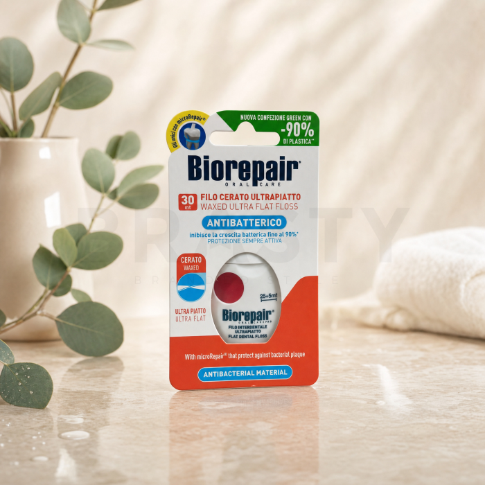 Biorepair Waxed Ultra Flat Floss gewaxte flosdraad 30 m