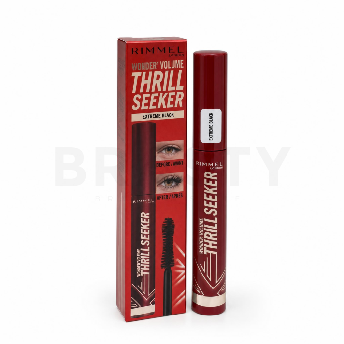 Rimmel London Wonder'Volume Mascara Thrill Seeker Máscara de pestañas - rimel Para el volumen Extreme Black 8 ml