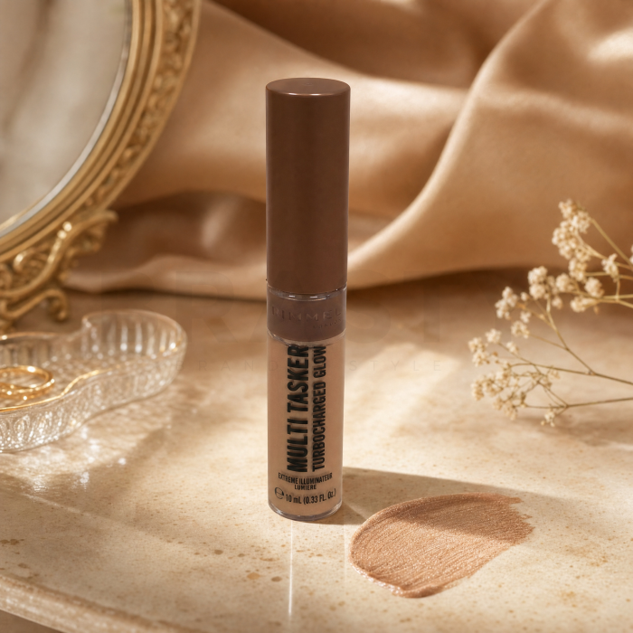 Rimmel London Multi Tasker Turbocharged Glow iluminador 004 Chelsea Glow 3,5 ml