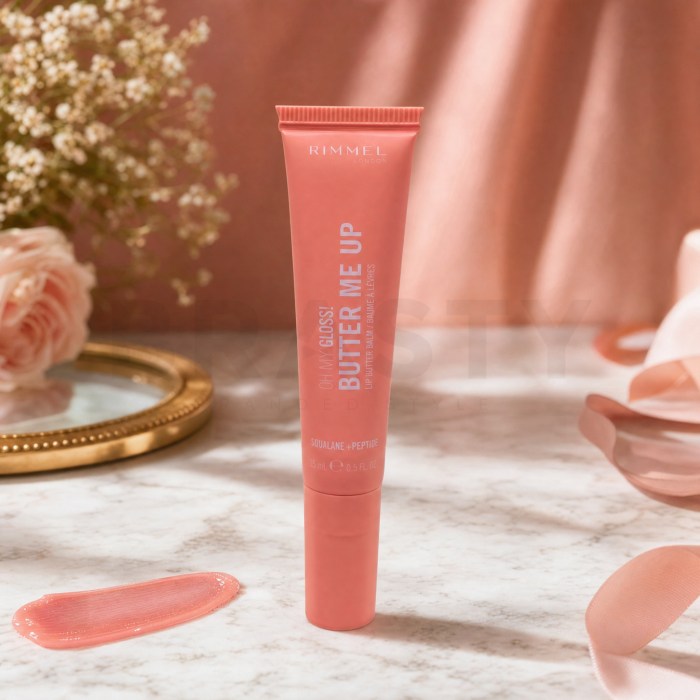 Rimmel London Oh My Gloss! Butter Me Up Lip Balm balsam pentru buze 002 Bubble Gum 15 ml