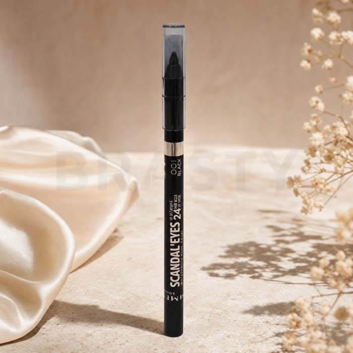 Rimmel London Scandal Eyes Waterproof Kohl Kajal creion dermatograf waterproof 001 Black 1,3 g