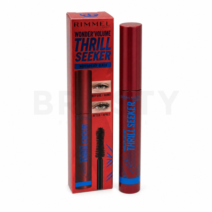 Rimmel London Wonder'Volume Mascara Thrill Seeker Waterproof Máscara de pestañas - rimel Para el volumen 8 ml