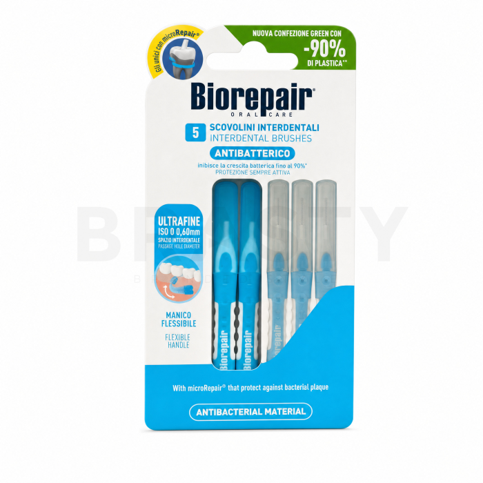 Biorepair Interdental Brushes interdentale borsteltjes Ultrafine 0,60 mm 5 pcs