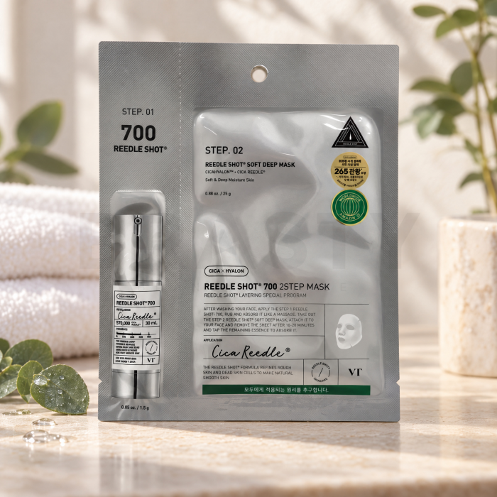 VT Cosmetics maska na twarz z mikroigłami Reedle Shot 700 2Step Mask