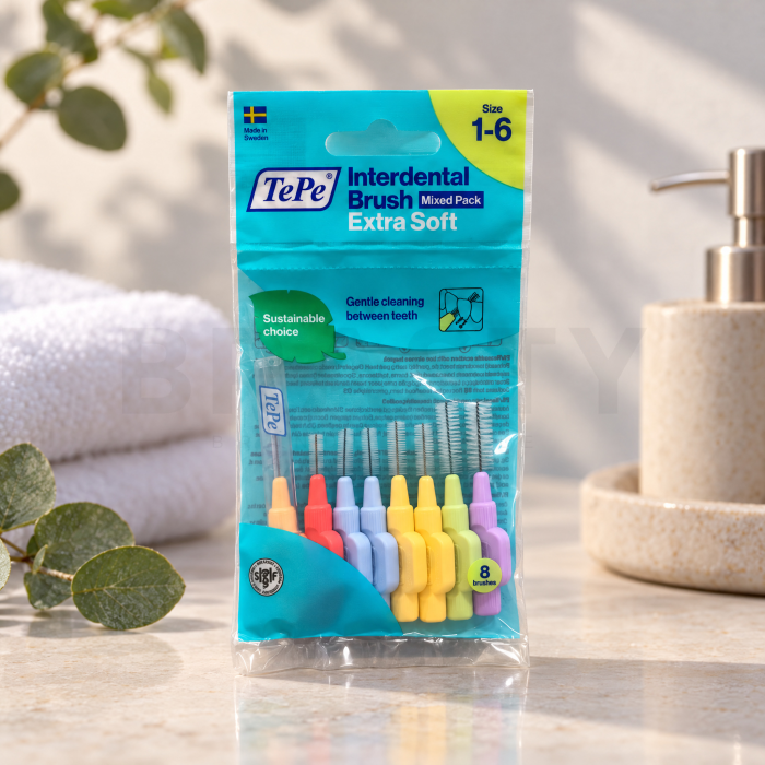 TePe Interdental Brush medzizubné kefky Extra Soft 8 pcs Mixed Pack