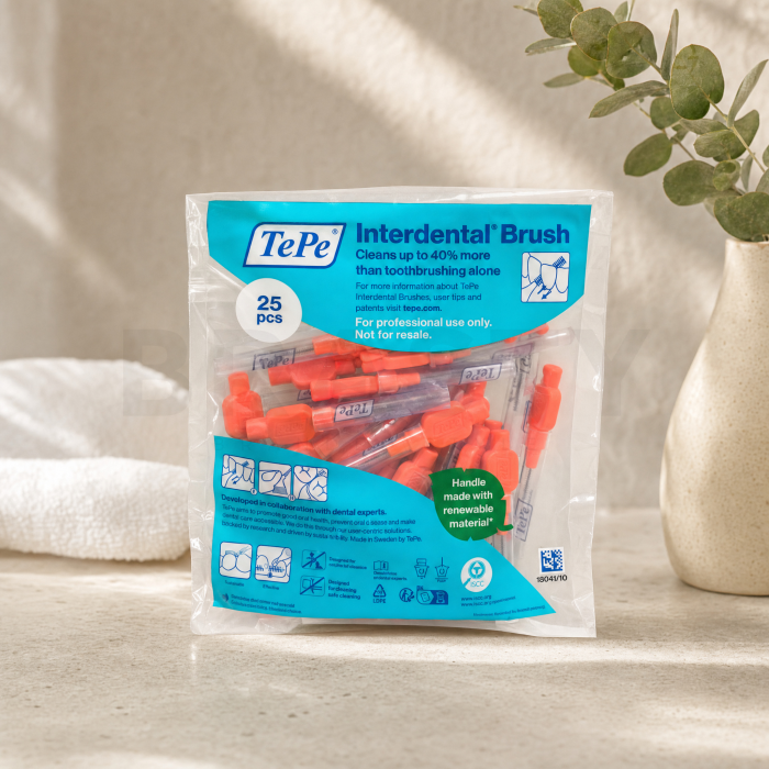 TePe Interdental Brush fogköztisztító kefék Extra Soft 25 pcs 0,5 mm