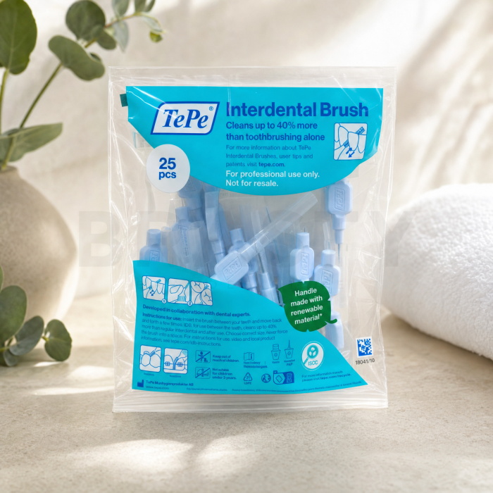 TePe Interdental Brush fogköztisztító kefék Extra Soft 25 pcs 0,6 mm