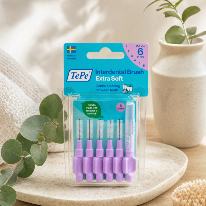 TePe Interdental Brush cepillos interdentales Extra Soft 6 pcs 1,1 mm