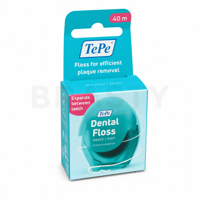 TePe Dental Floss voskovaná zubná niť Waxed Mint 40 m