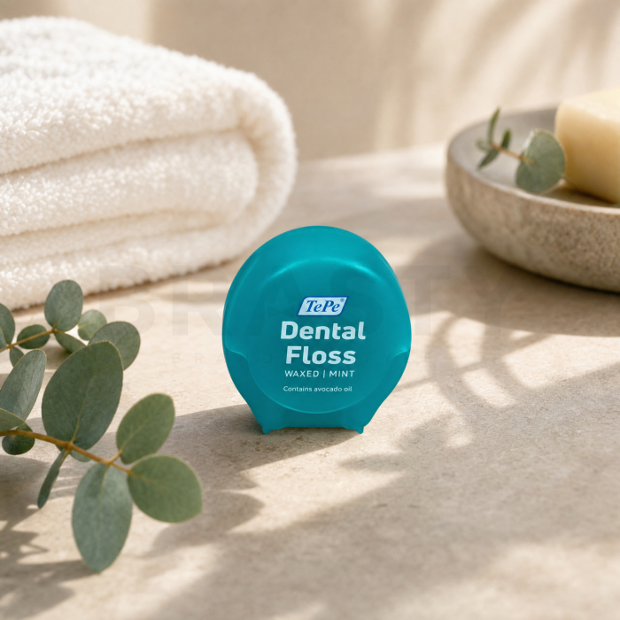 TePe Dental Floss voskovaná zubná niť Waxed Mint 40 m
