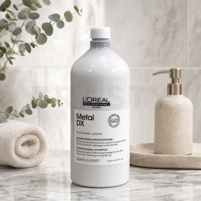 L´Oréal Professionnel Série Expert Metal DX Professional Shampoo sampon hranitor pentru par vopsit, decolorat și tratat chimic 1500 ml