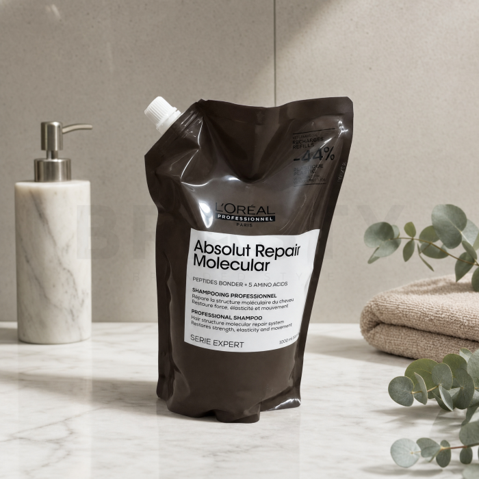 L´Oréal Professionnel Série Expert Absolut Repair Molecular Professional Shampoo vyživující šampon pro posílení vlasů Refill 1000 ml