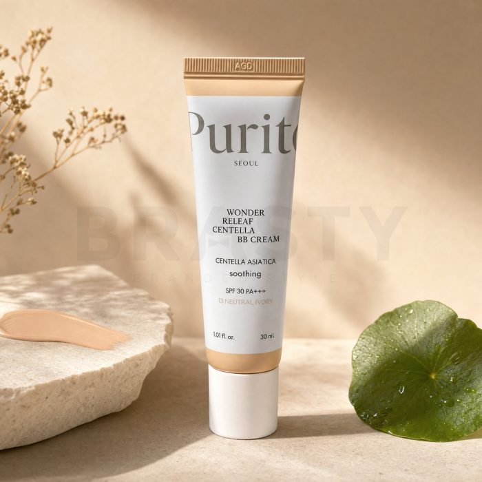 Purito Wonder Releaf Centella BB Cream SPF 30 PA+++ crema BB para unificar el tono de la piel 13 Neutral Ivory 30 ml