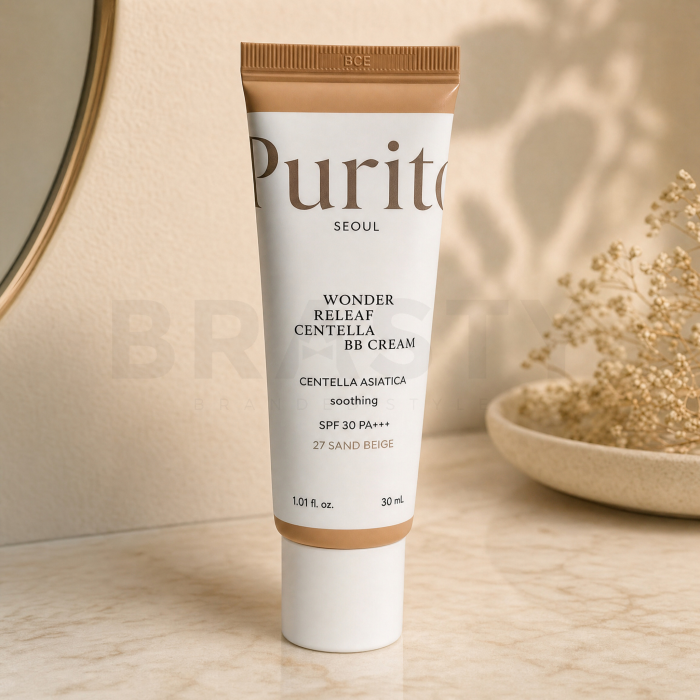 Purito Wonder Releaf Centella BB Cream SPF 30 PA+++ crema BB para unificar el tono de la piel 27 Sand Beige 30 ml