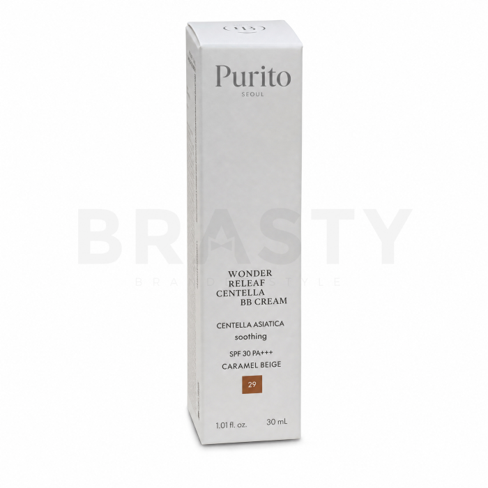 Purito Wonder Releaf Centella BB Cream SPF 30 PA+++ crema BB para unificar el tono de la piel 29 Caramel Beige