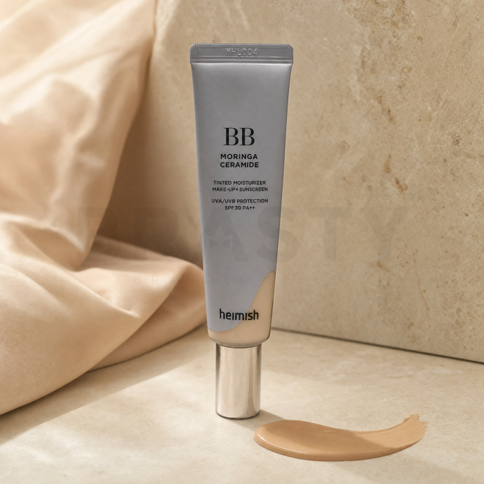 Heimish Moringa Ceramide Tinted Moisturizer Make-Up + Sunscreen SPF30 PA++ crema BB para unificar el tono de la piel 19 Fair Beige 30 ml