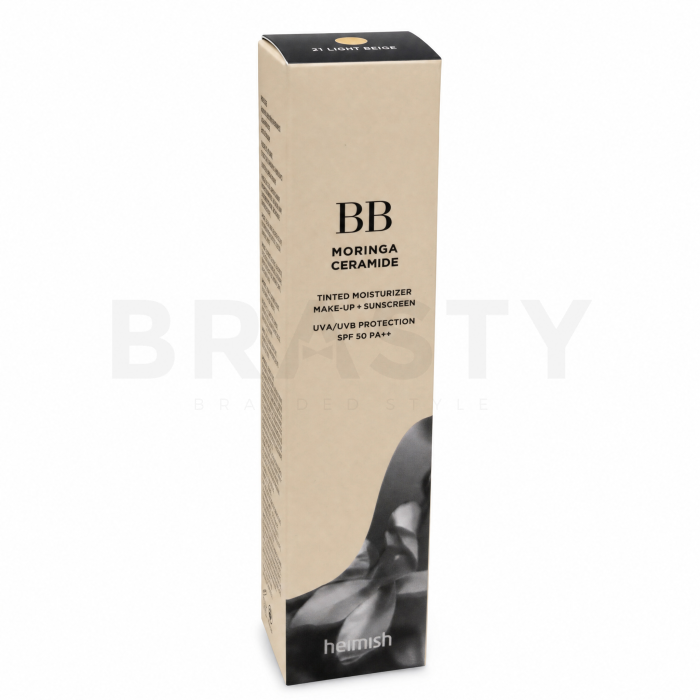 Heimish Moringa Ceramide Tinted Moisturizer Make-Up + Sunscreen SPF30 PA++ crema BB para unificar el tono de la piel 21 Light Beige 30 ml