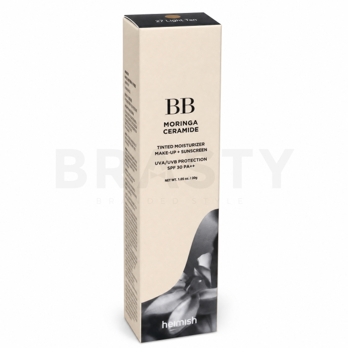 Heimish Moringa Ceramide Tinted Moisturizer Make-Up + Sunscreen SPF30 PA++ crema BB per unificare il tono della pelle 27 Light Tan 30 ml
