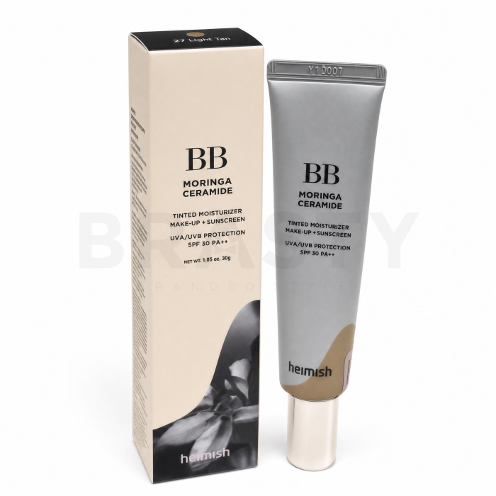 Heimish Moringa Ceramide Tinted Moisturizer Make-Up + Sunscreen SPF30 PA++ crema BB per unificare il tono della pelle 27 Light Tan 30 ml